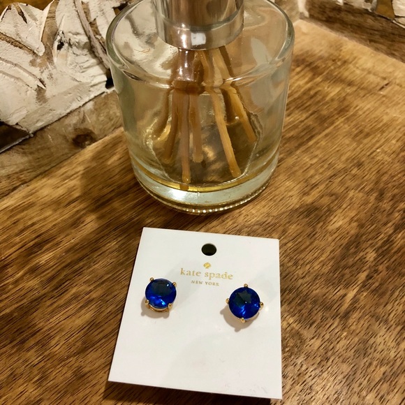 kate spade Jewelry - Kate Spade blue earrings